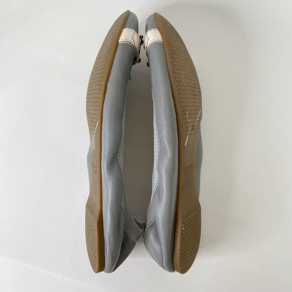 Sperry Shoes Womens Size 8.5 Gray/Pink Leather Stretch Ballet Flats STS91757 - Picture 4 of 12